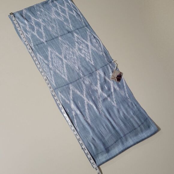 Pixan Light Blue Guatemalan Hand Woven Infinity Scarf - Picture 6 of 16